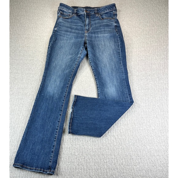 American Eagle Bootcut Jeans Women 10 Short (29X29 1/2) High Rise Medium Wash - Picture 11 of 12